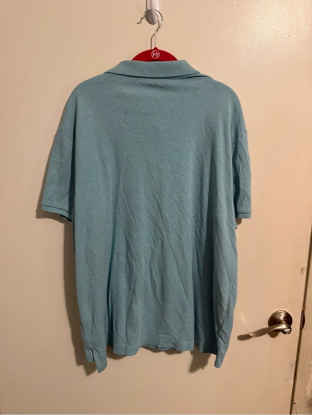 U.S. Polo Assn. Men's Seafoam Green Polo Shirt with Navy Logo